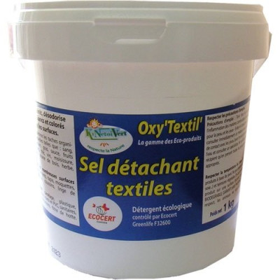 SEL DETACHANT ECOLOGIQUE OXYTEXTIL 1KG (Vendu par 1)