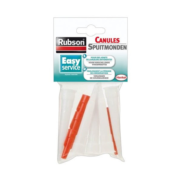 RUBSON - Canule pour mastic Rubson lot de 5