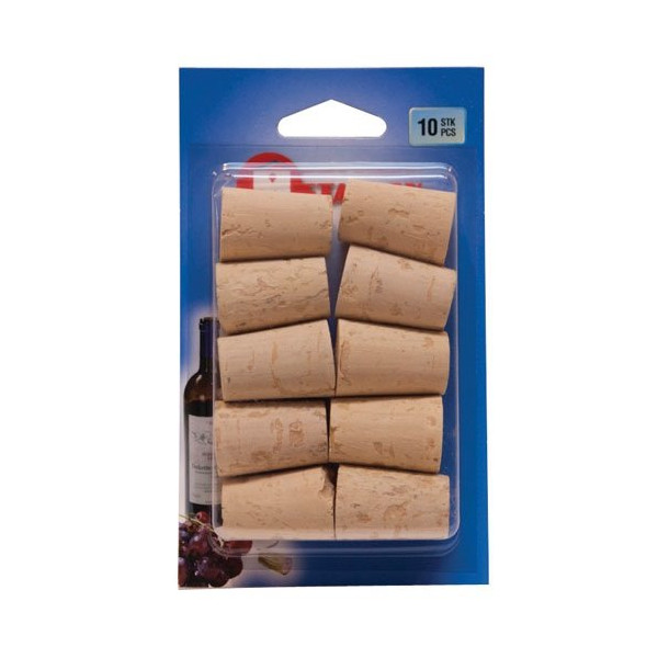 METALTEX - Lot de 10 Bouchons en liège coniques