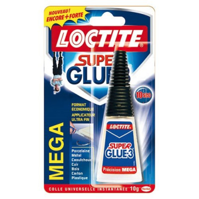SUPER GLUE3 MEGA 10G BLISTER (Vendu par 1)