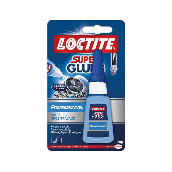 LOCTITE - Colle Super glue3 - professionnel - 20 g