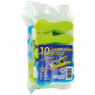 PINCE LINGE PLAST CLIP SOFT SACHET 10 (Vendu par 1)