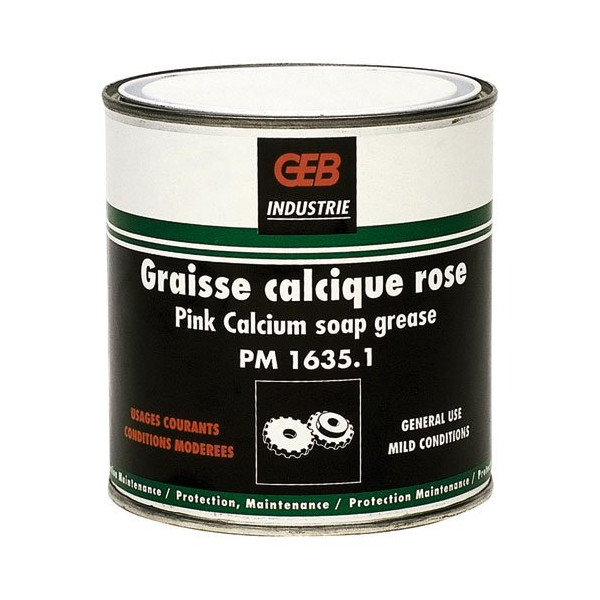 GEB - Graisse calcique rose boîte 600g