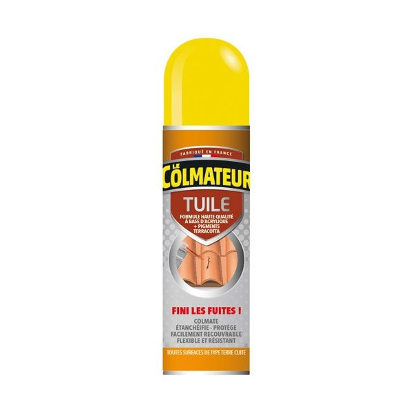 LE COLMATEUR - Le Colmateur spray bitume d'étanchéité tuile 405ml