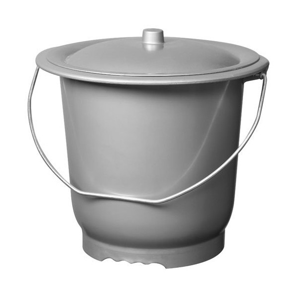 ALUMINIUM ET PLASTIQ - Seau hygiénique modèle adulte + couvercle