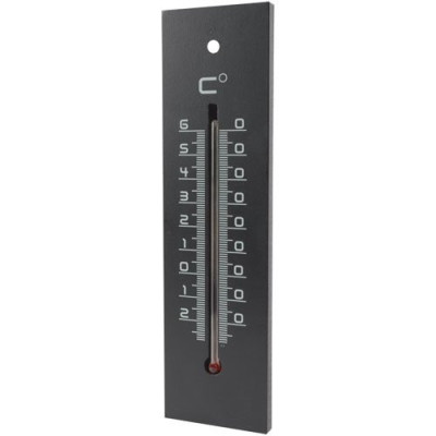 THERMOMETRE MEDIUM BOIS NOIR 22CM (Vendu par 1)