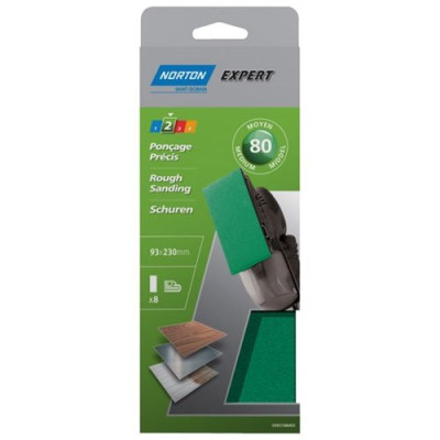 PATIN 93X230 G. 80 NON PERF.X8P SC (Vendu par 1)