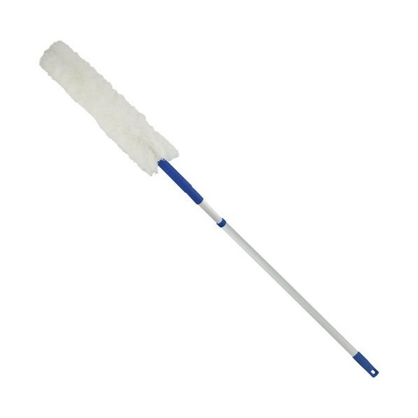 LA MENAGERE - Plumeau microfibre fluffy manche telescopique