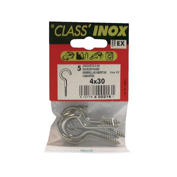 VYNEX - Crochet inox A2 4x30 sc