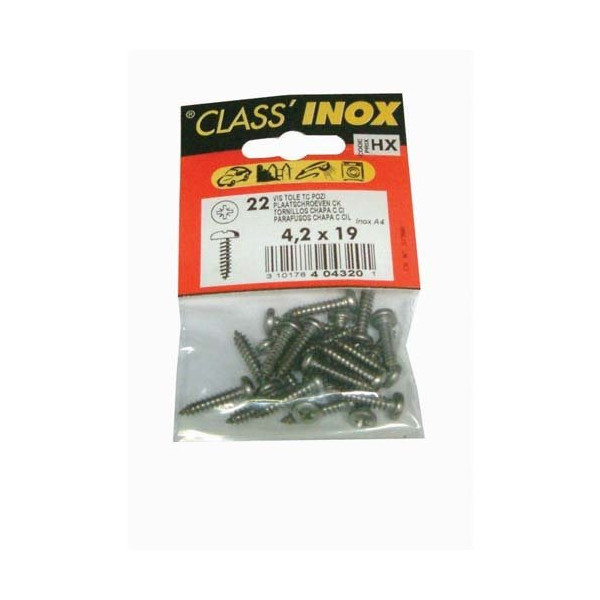 VYNEX - Vis tôle tc pozi inox 4.2x19