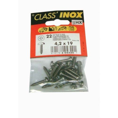 VIS TOLE TC POZI INOX 4.8X16   CP:3 (Vendu par 1)