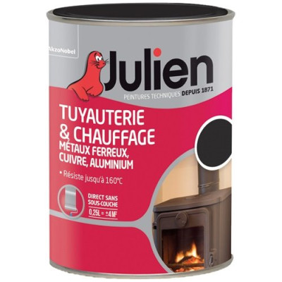 PEINT.TUYAU.CHAUFF.MAT 250ML NOIR