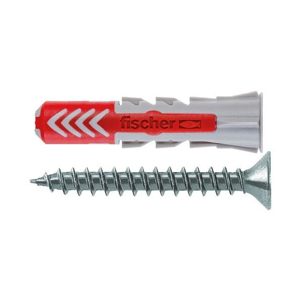 FISCHER - Cheville Duopower 6x30 avec vis boîte de 50 pièces