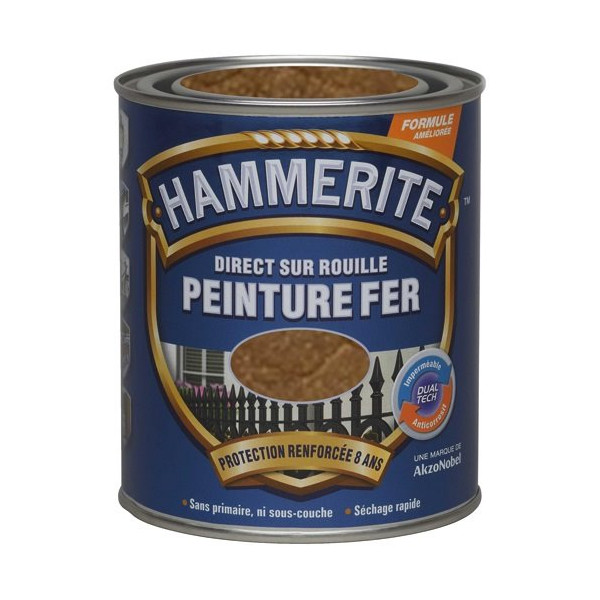 HAMMERITE - Hammerite fer martelé 0.75l cuivre 070717