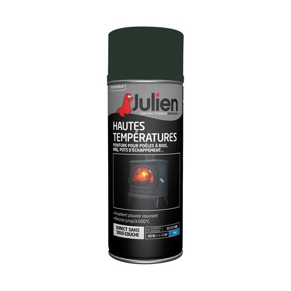 JULIEN - Bombe haute température gris foncé n°56 - 400 mL
