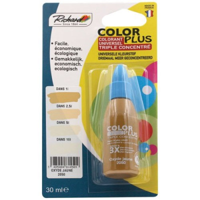COLOR 2000+ 30CC OXYDE JAUNE 2050 (Vendu par 1)