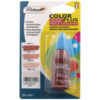 COLOR 2000+ 30CC OXYDE ROUGE 2051 (Vendu par 1)
