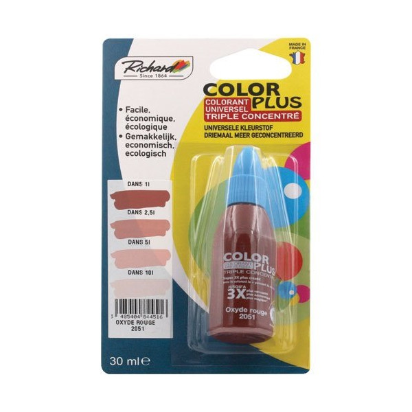 COLOR 2000+ - Color 2000+ 30cc oxyde rouge 2051