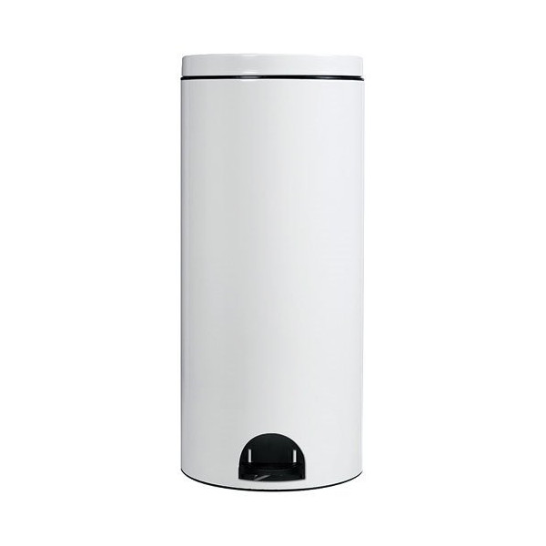 ROSSIGNOL - Poubelle à pédale 30 L Blanche - Élora