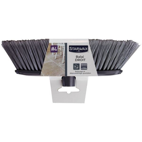 STARWAX - Balai droit fibres synthetiques