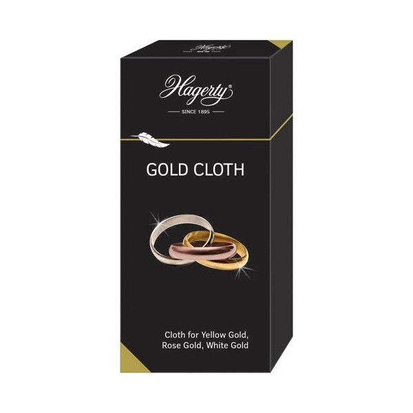 HAGERTY - Chamoisine pour entretien bijoux en or