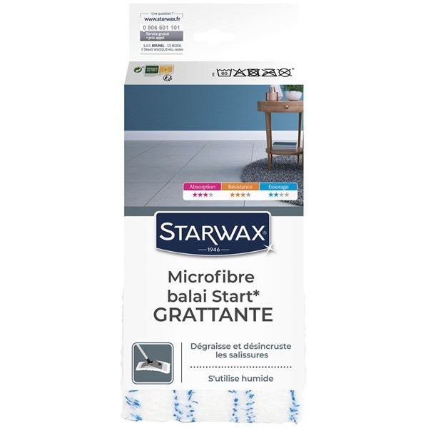 STARWAX - Housse microfibre grattante
