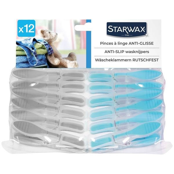 STARWAX - Pinces a linge extrafortes etui de 12