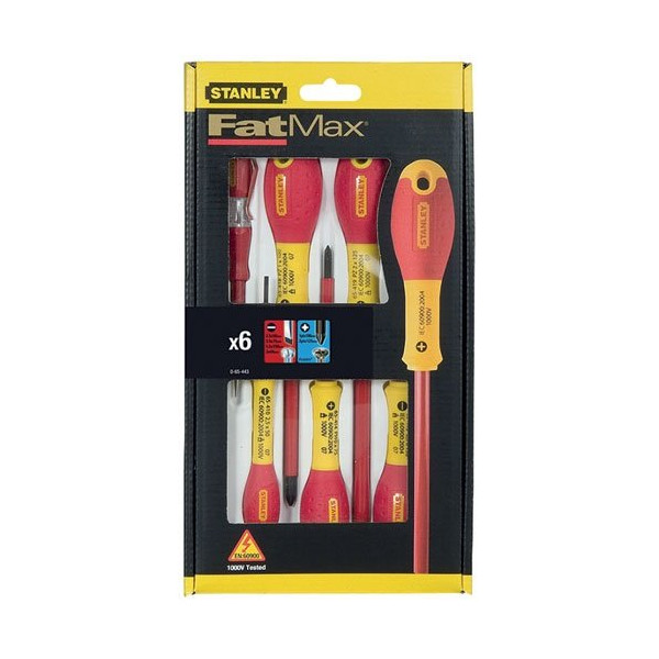 FATMAX - Tournevis Fatmax jeu de 6 pièces isolés