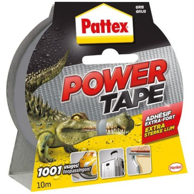 PATTEX POWER TAPE GRIS ETUI 10M (Vendu par 1)