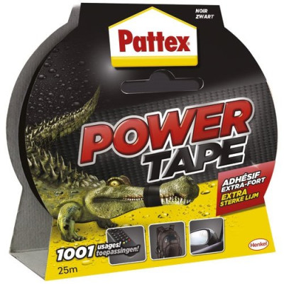 PATTEX POWER TAPE NOIR ETUI 25M (Vendu par 1)