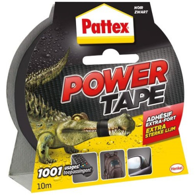 PATTEX POWER TAPE NOIR ETUI 10M (Vendu par 1)