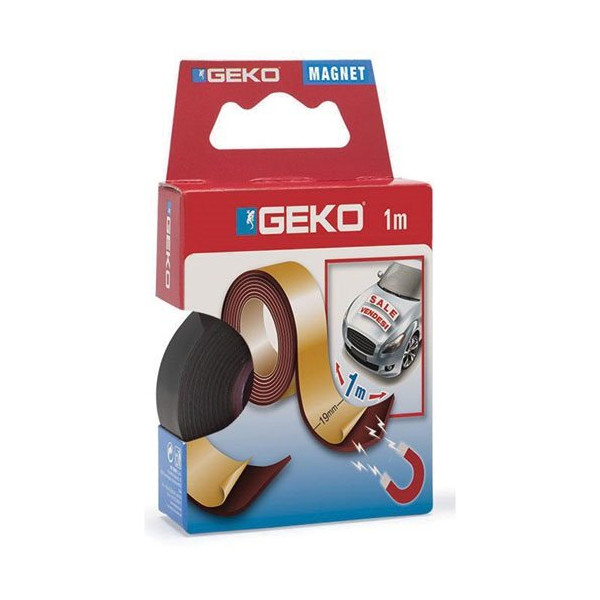 GEKO - Adhésif aimanté 19mm x 1m