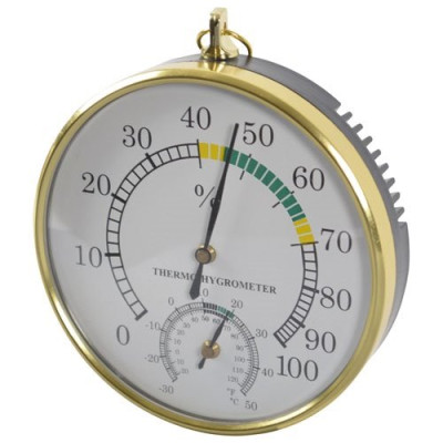 THERMOMETRE HYGROMETRE BIMETAL (Vendu par 1)