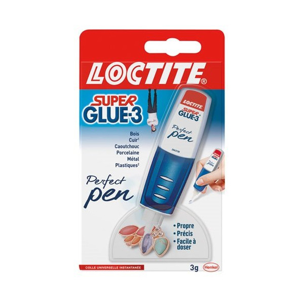 LOCTITE - LOCTITE Colles Cyanoacrylates SUPERGLUE-3 Creative Pen Gel 3g Blister