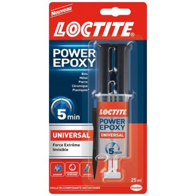 LOCTITE POWER EPOXY UNIVERSEL.TR.25ML (Vendu par 1)