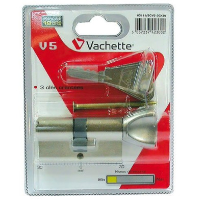 CYLINDRE V5 60 A BOUTON NICKEL.63111SC