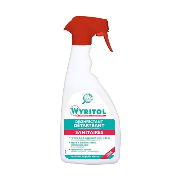 WYRITOL - Wyritol désinfectant détartrant sanitaires 750ml
