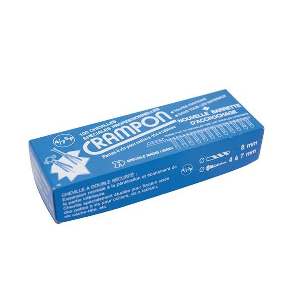 CRAMPON - Cheville crampon SP 4/7 bte 100