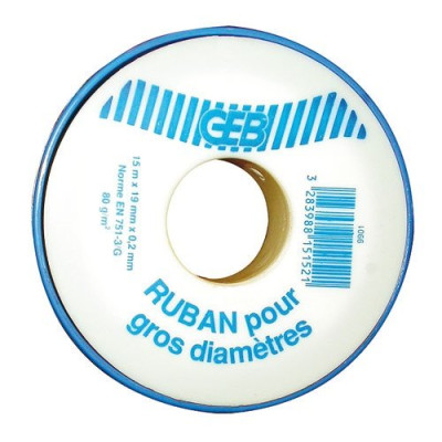 GEB RUBAN ETANCHEITE GD 19MMX15M