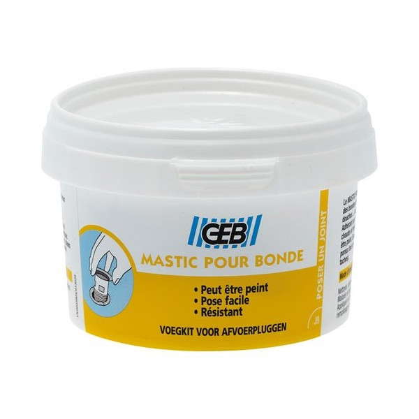 GEB - Mastic pour bonde pot 200g
