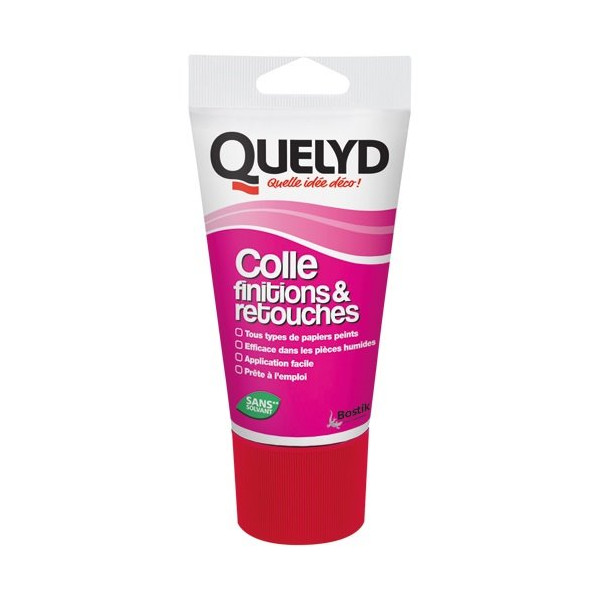 QUELYD - Quelyd colle raccord tous papiers peints tube 100g