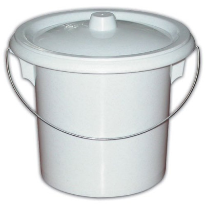 SEAU TOILETTE ADULTE CREME (Vendu par 1)