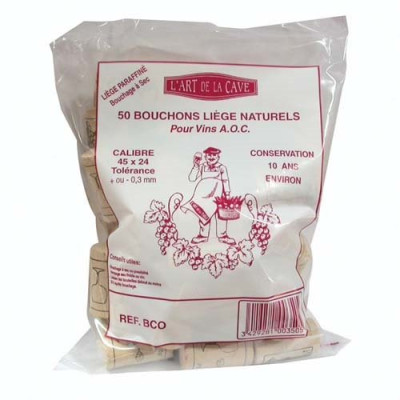 BOUCHON CYLIN.45X24 10AN.PARAFX50 COLM (Vendu par 1)