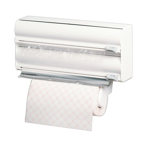 RAYEN - Distributeur triple rouleaux - blanc