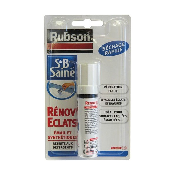 RUBSON - Rénov'éclats joints salle de bain saine flacon 10ml