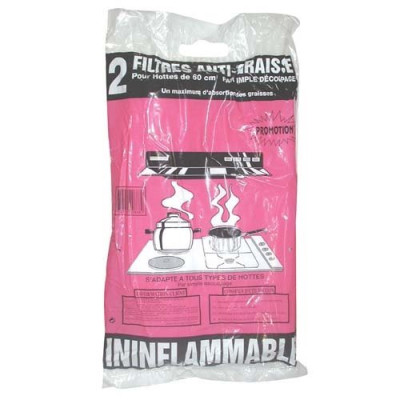 FILTRE HOTTE STANDARD 117X47 X2  999E (Vendu par 1)