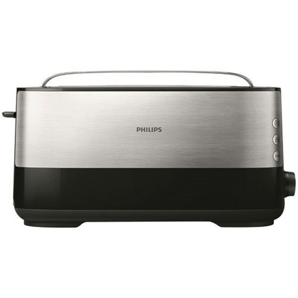 PHILIPS - Grille-pain Inox & Noir - Viva Collection - HD2692.90