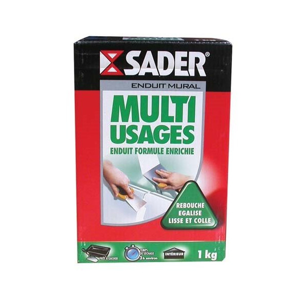 SADER - Enduit multiusages poudre 1kg