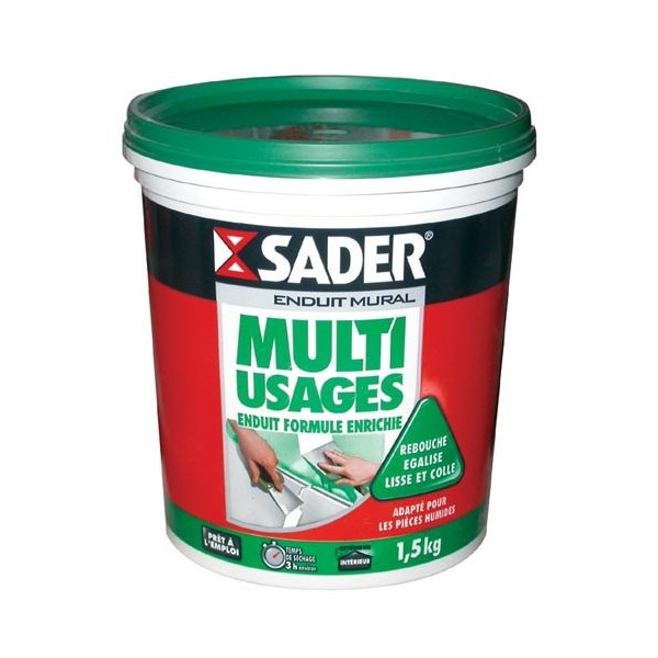 SADER - Enduits multi-usages - 1,5 Kg