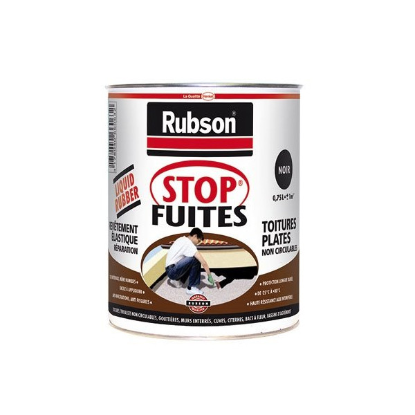 RUBSON - Stop fuite revêtement étanche 1kg noir